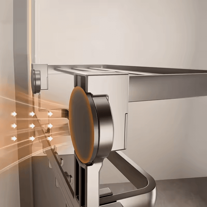 Porte-serviettes de salle de bain à ventouse - flexible et moderne