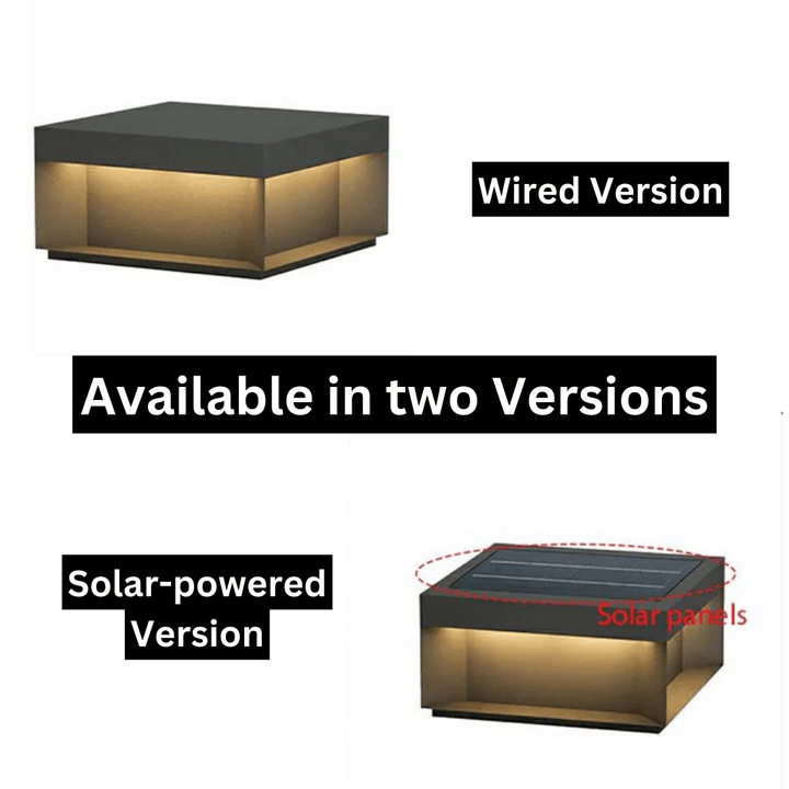 Solar-Außenpfostenleuchte - wetterfest