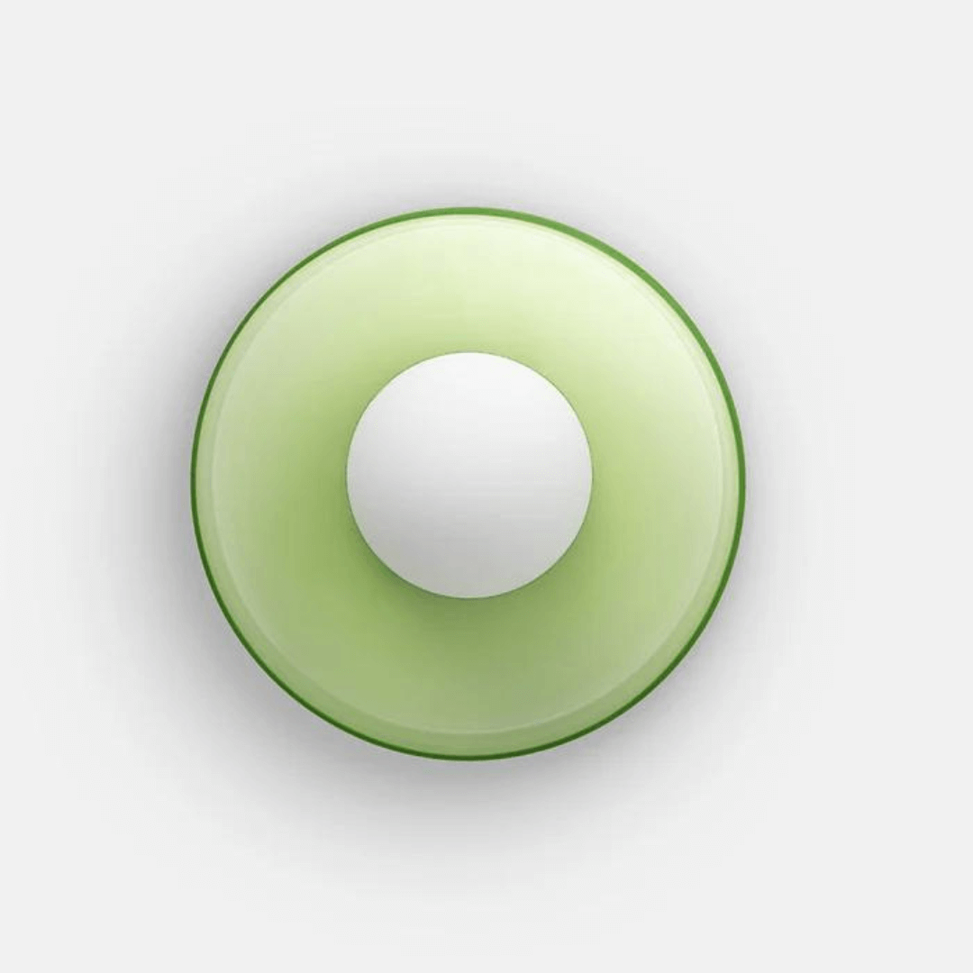 Runde LED Deckenleuchte Modern Glas Lampe