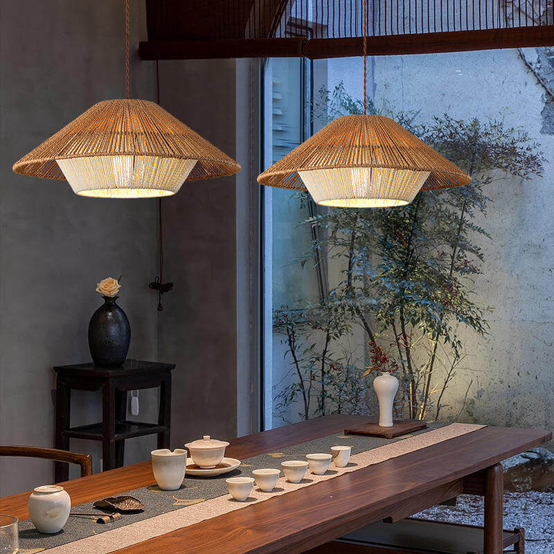 Lampe suspendue japonaise