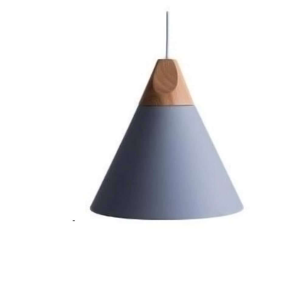 Lampe suspendue en bois et métal pour chambre d'enfant