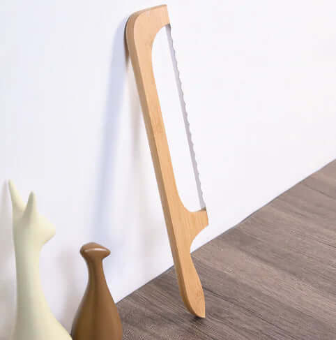 Couteau à pain avec manche en bois - tranches parfaites