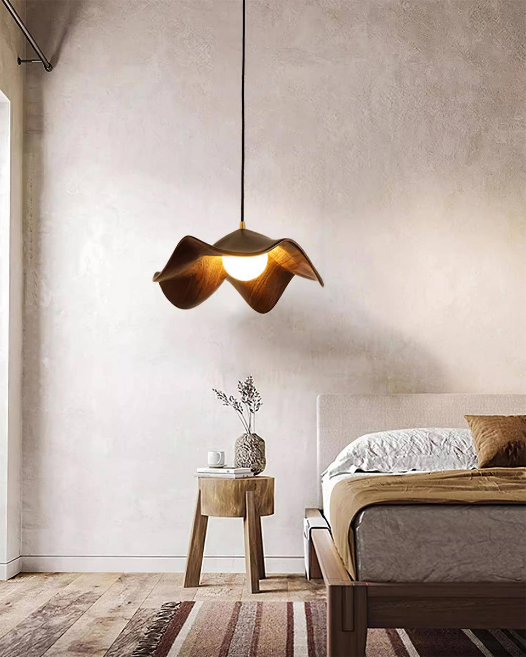 Lampe suspendue design en forme de fleur de lotus