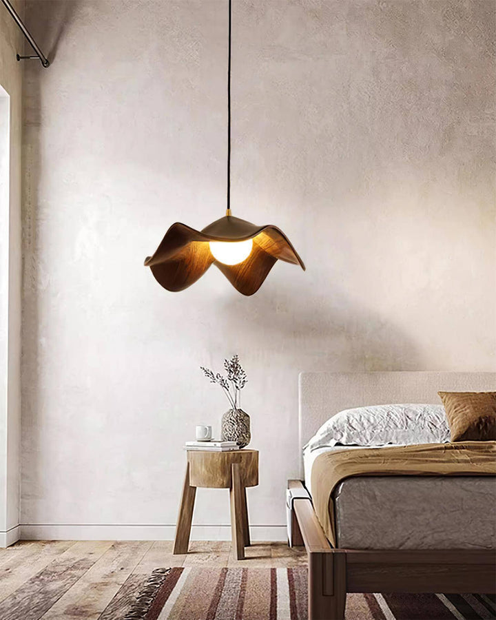 Lampe suspendue design en forme de fleur de lotus