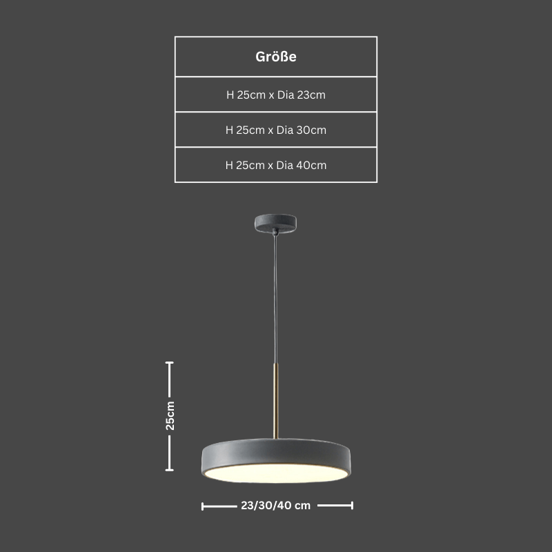 Moderne UFO LED Pendelleuchte
