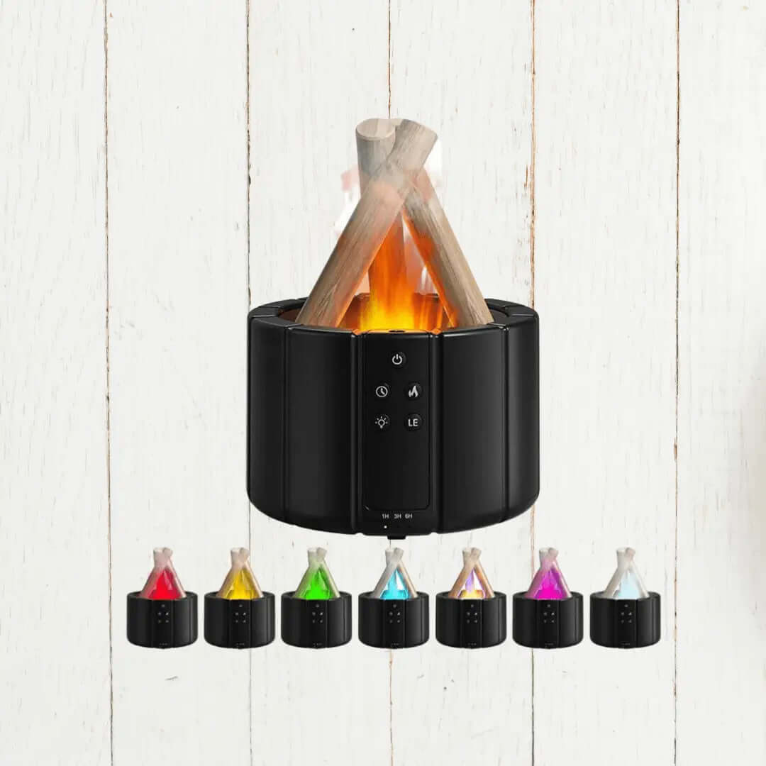 Humidificateur à ultrasons avec effet de flamme