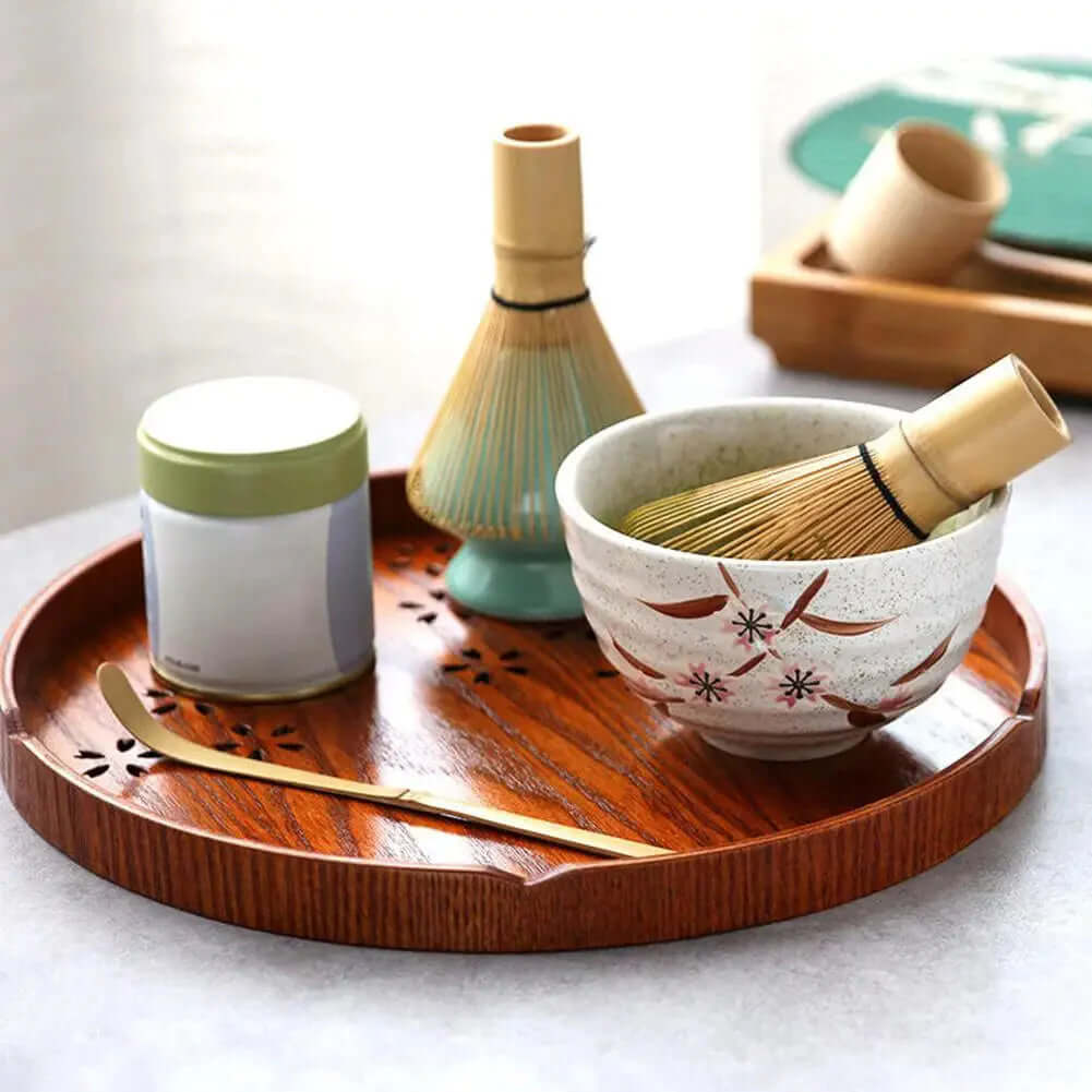 Japanisches Matcha Set - Bambusbesen & Schale