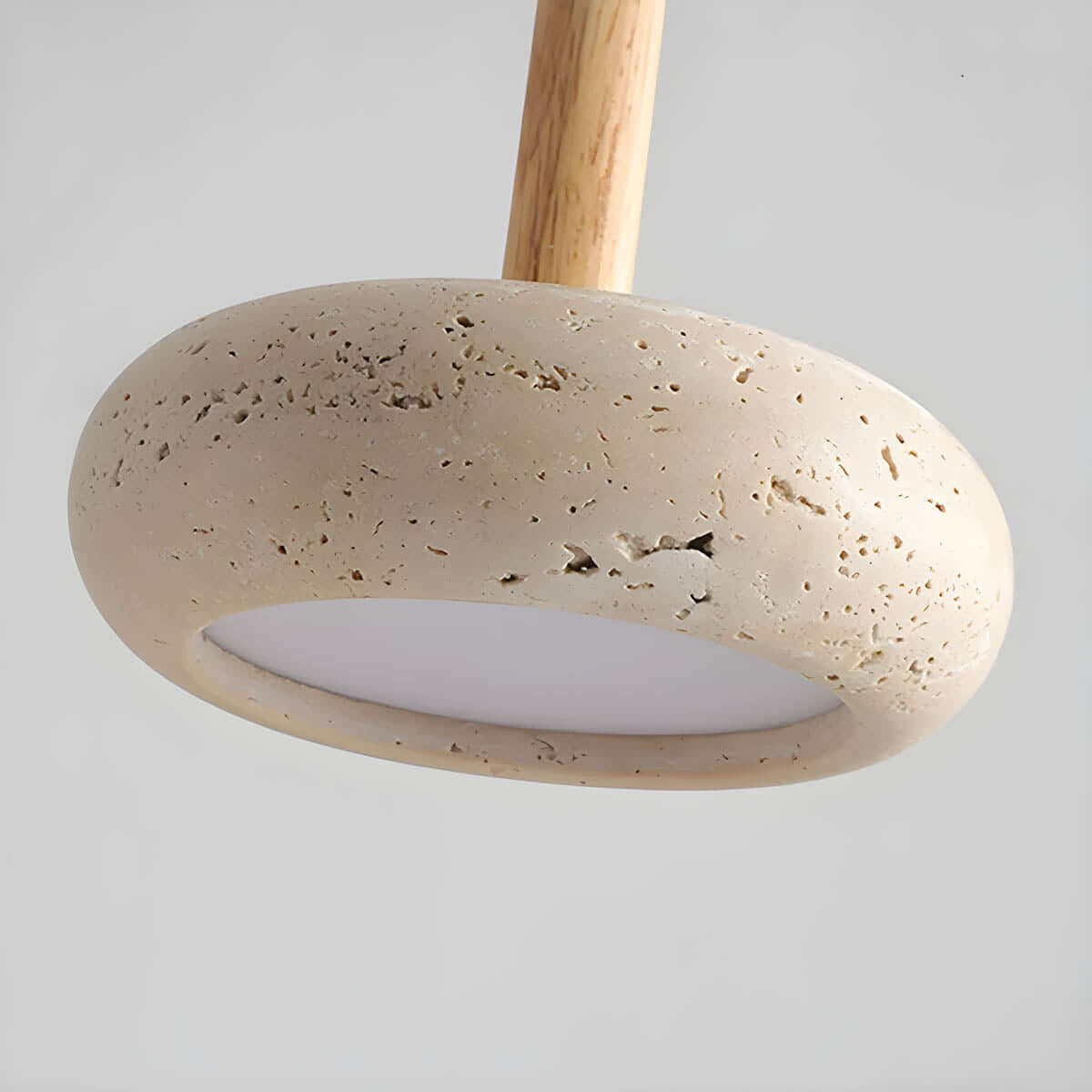 Hängeleuchte Travertin Naturstein 15cm