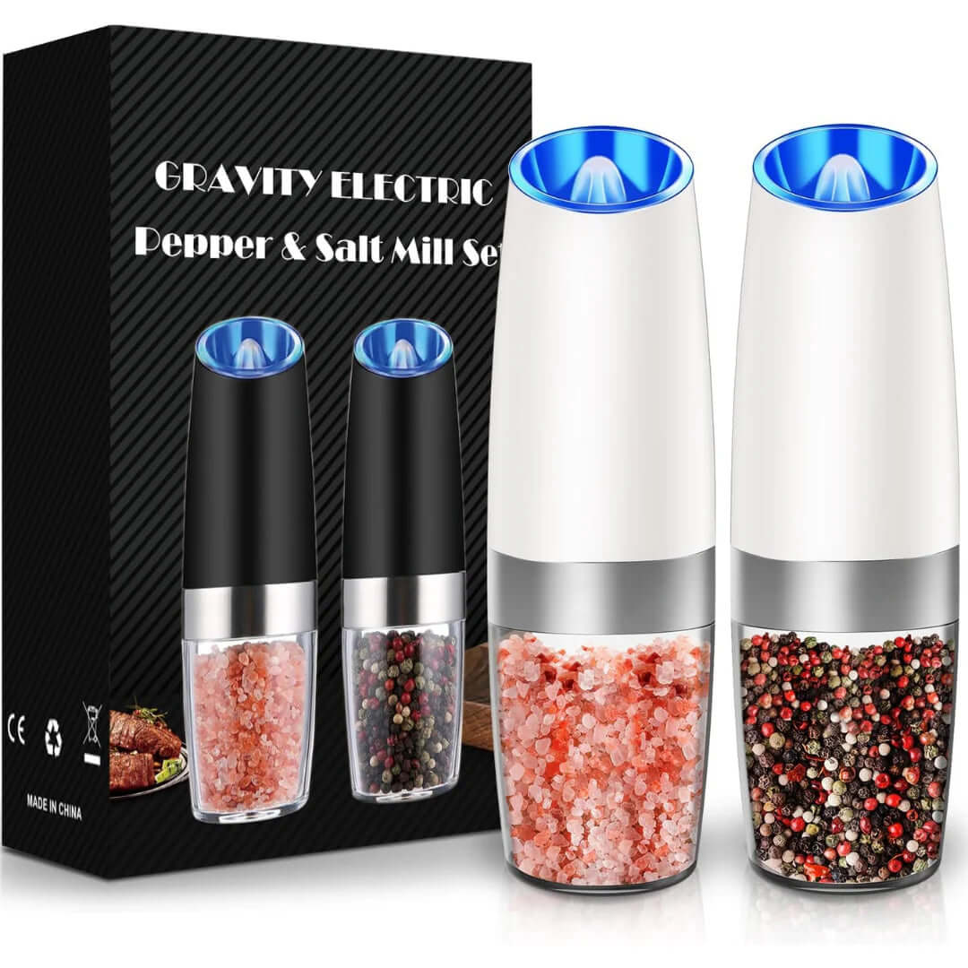 Moulin à sel et à poivre électrique - rechargeable