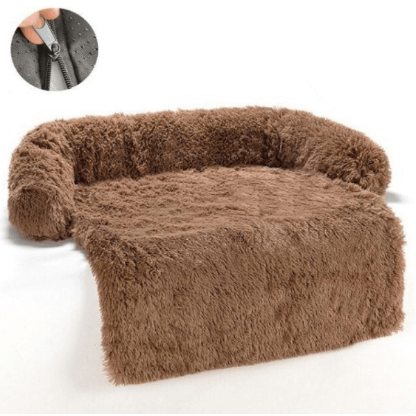 Couverture lavable pour canapé pour animaux de compagnie - Peluche