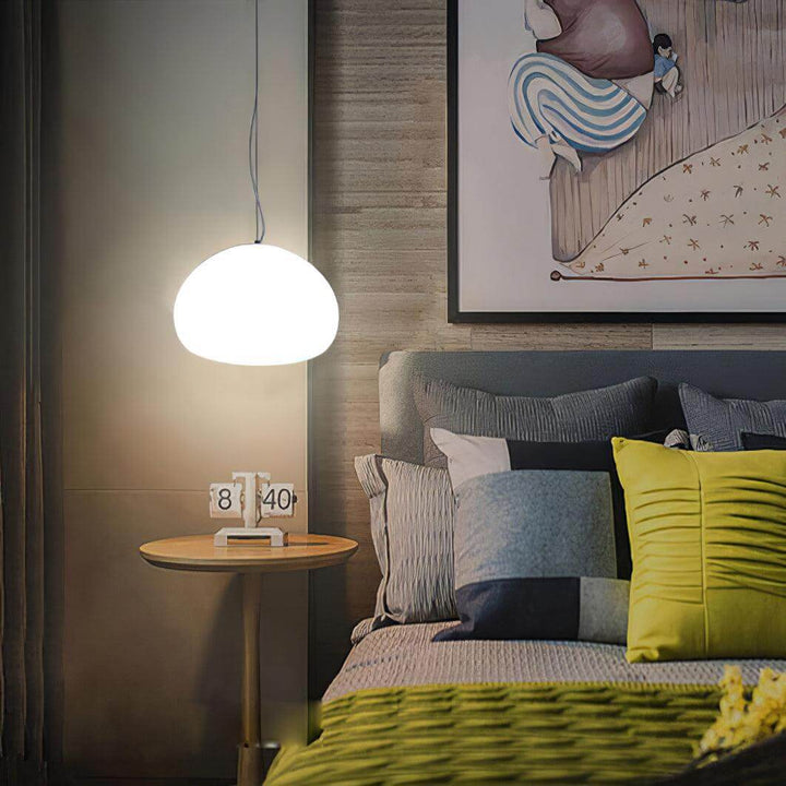 Suspension moderne en verre