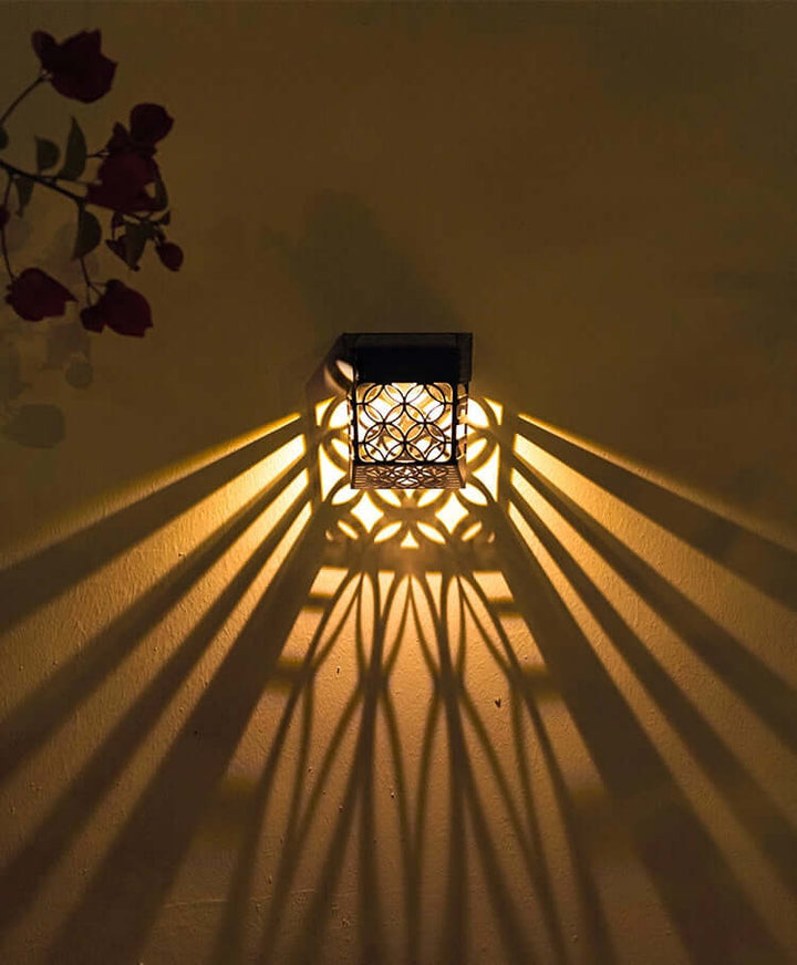 Dekorative LED-Wandleuchte für Garten & Terrasse