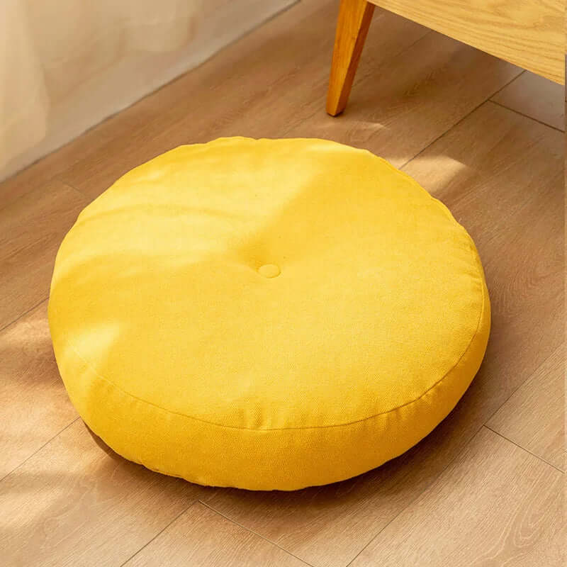 Coussin de méditation rond - confort et détente