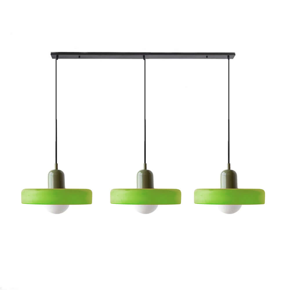 3-köpfige Bauhaus Pendelleuchte