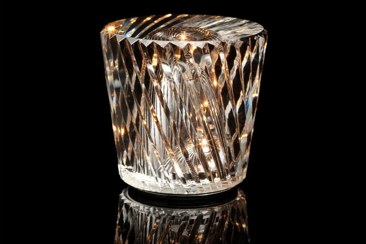 Lampe de table LED en cristal diamant