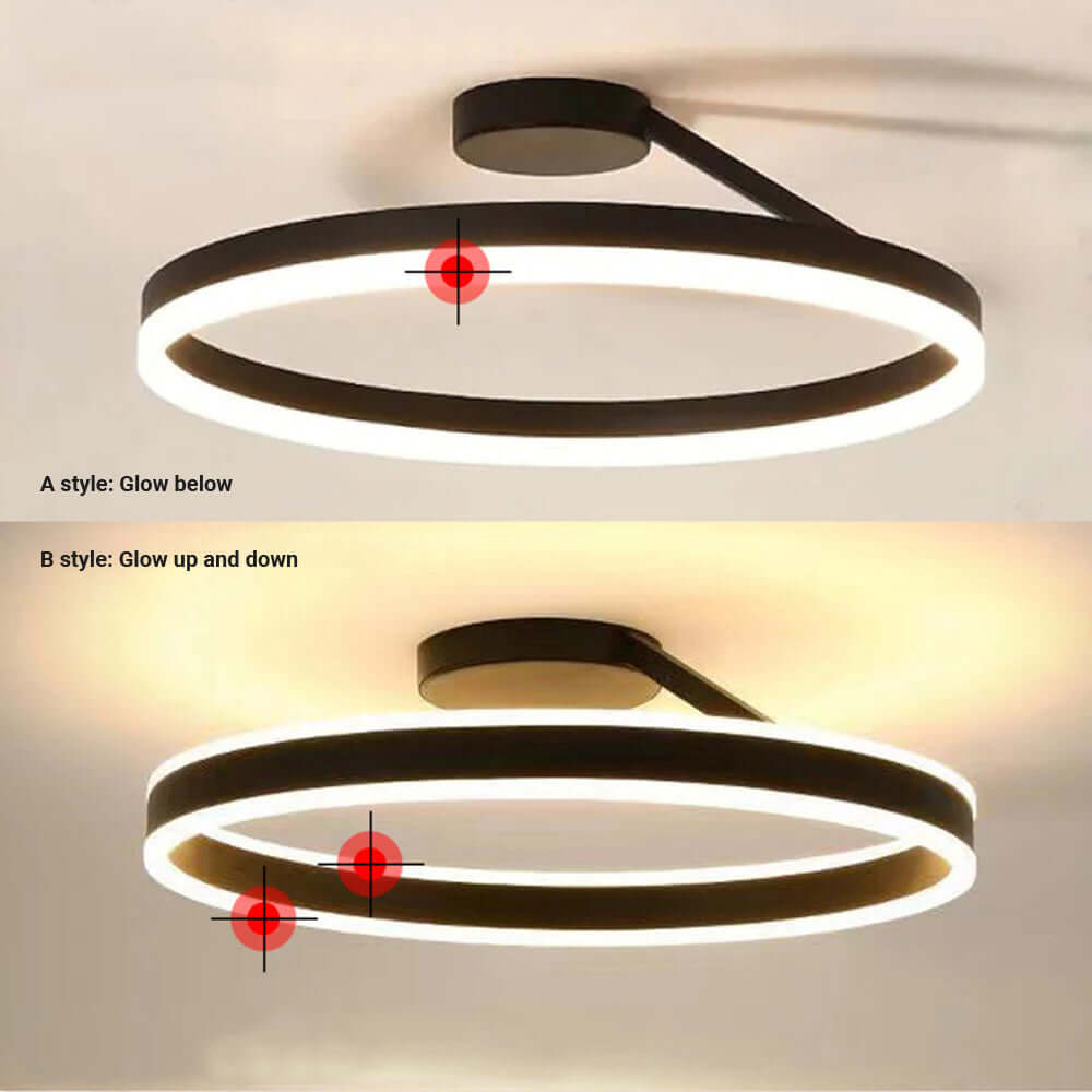 Plafonnier LED moderne pour salon