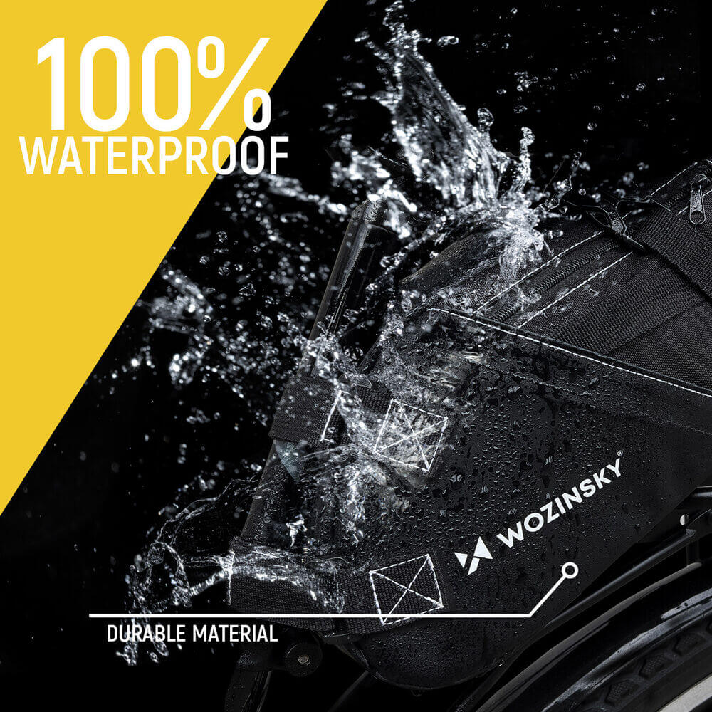 Wasserdichte Fahrradsatteltasche 12L - AquaTrail