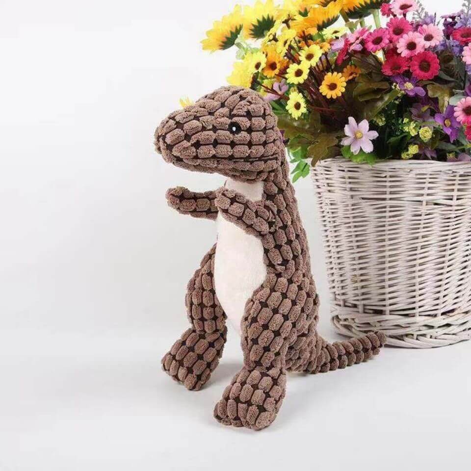 Peluche dinosaure pour chiens et chats