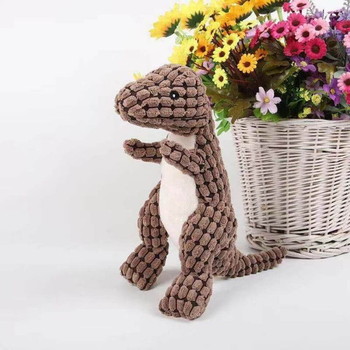 Peluche dinosaure pour chiens et chats