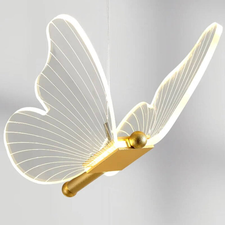 Lampe suspendue décorative en forme de papillon