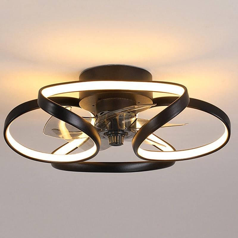Ventilateur de plafond LED moderne