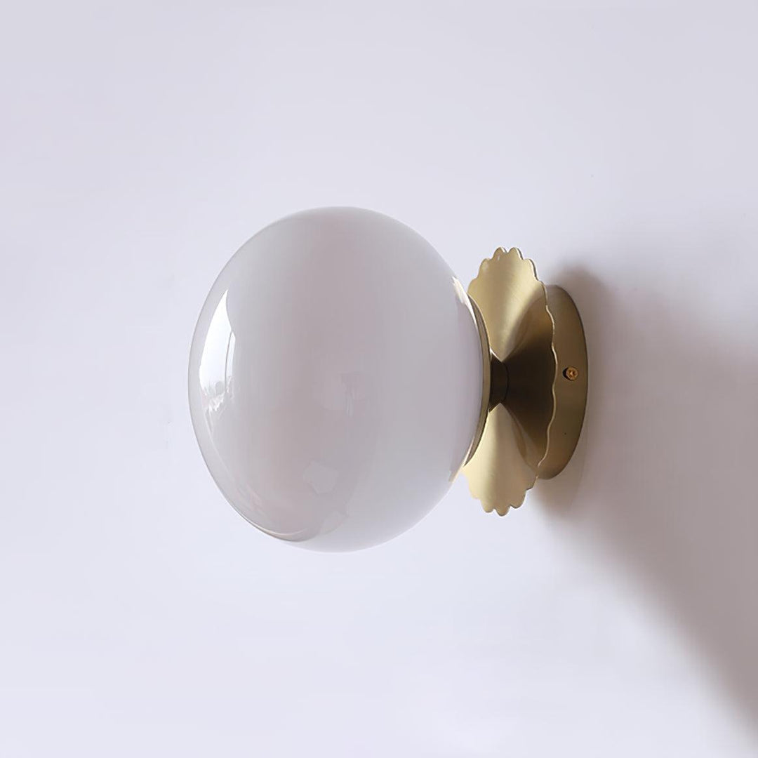 Applique murale moderne en verre rose