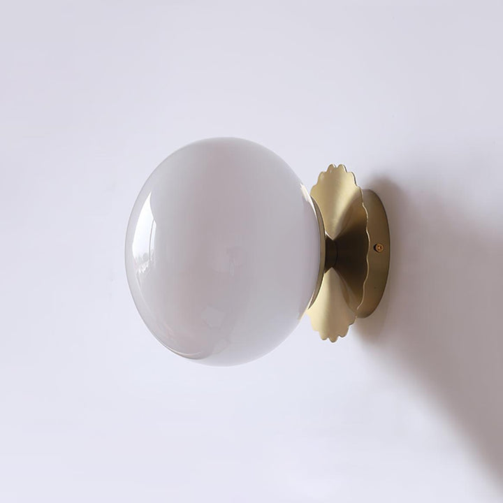 Applique murale moderne en verre rose