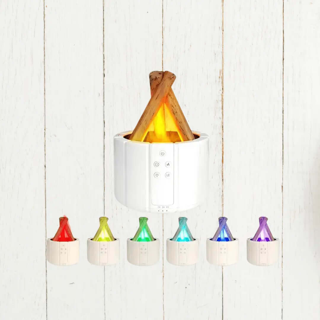 Humidificateur à ultrasons avec effet de flamme