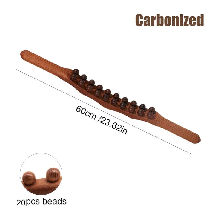 Holz Gua Sha Massage-Stab 60cm - Tiefenentspannung