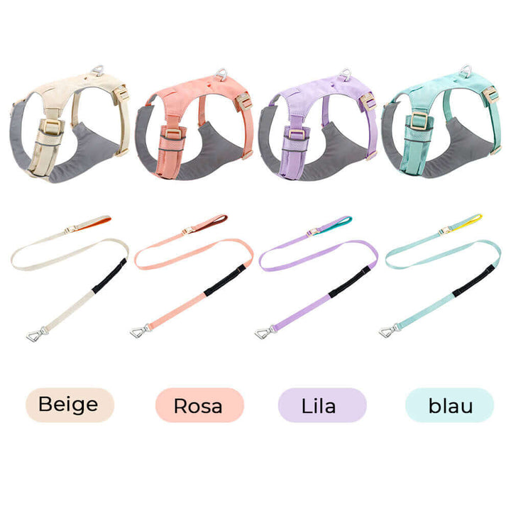 Ensemble harnais et laisse pour chien AquaCool - Anti-traction et imperméable