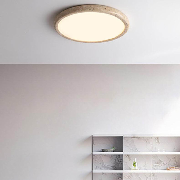 Plafonnier LED en pierre naturelle 38cm
