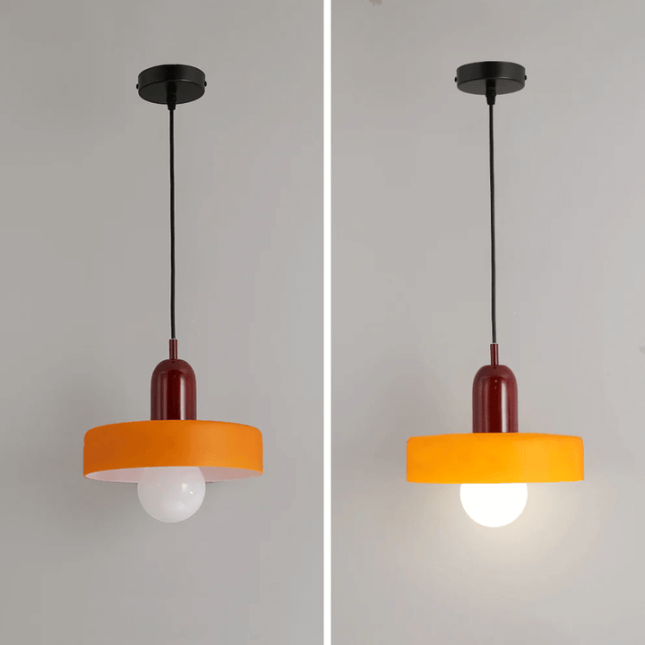 Lampe suspendue en verre à LED au design moderne