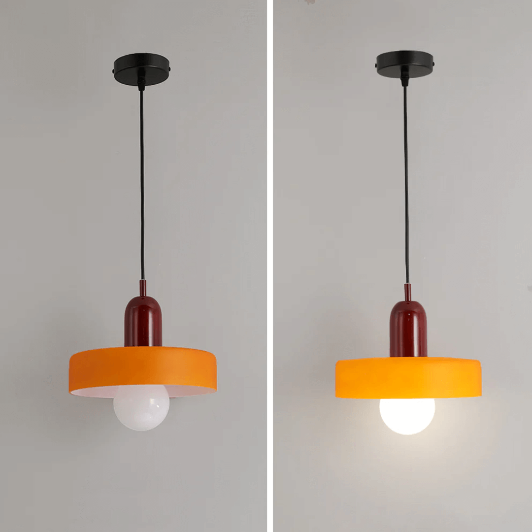 Lampe suspendue en verre à LED au design moderne