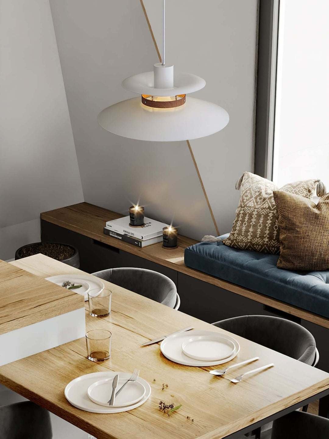 Suspension moderne en métal