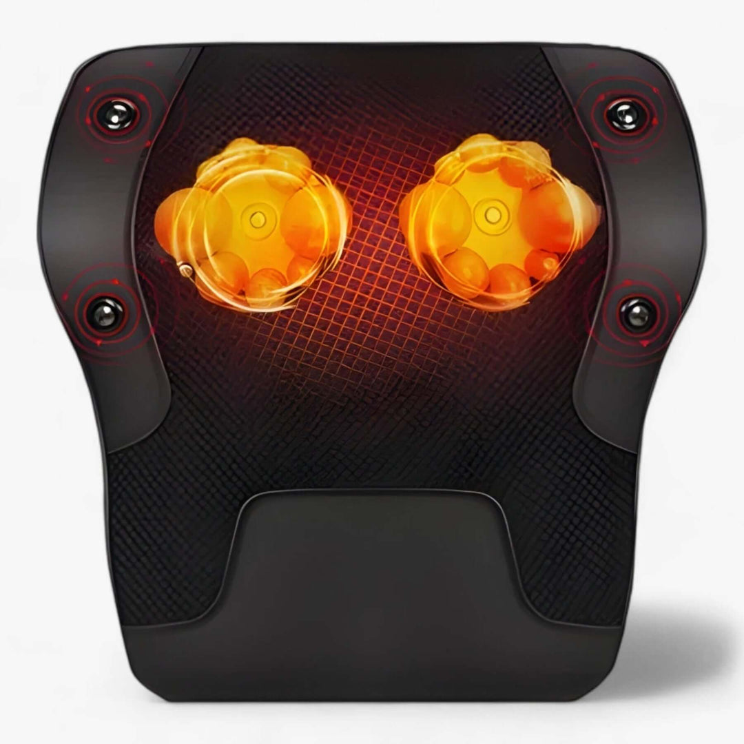 Coussin de massage Shiatsu avec fonction chauffante - massage en profondeur pour la relaxation