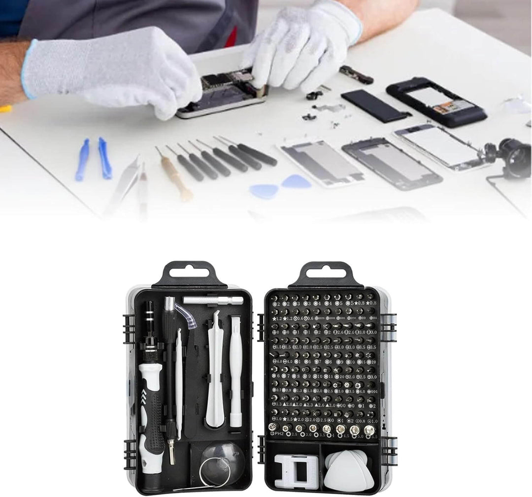115-teiliges Profi-Schraubenzieher Set - Reparaturwerkzeug