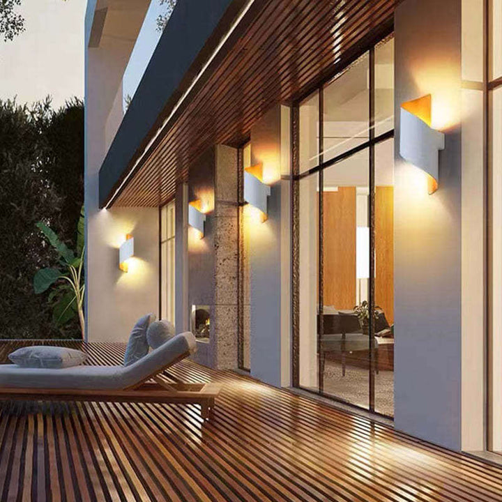 Applique murale LED moderne en spirale