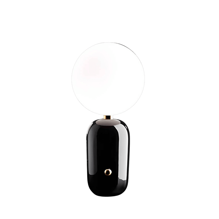 Lampe de table élégante avec base en verre