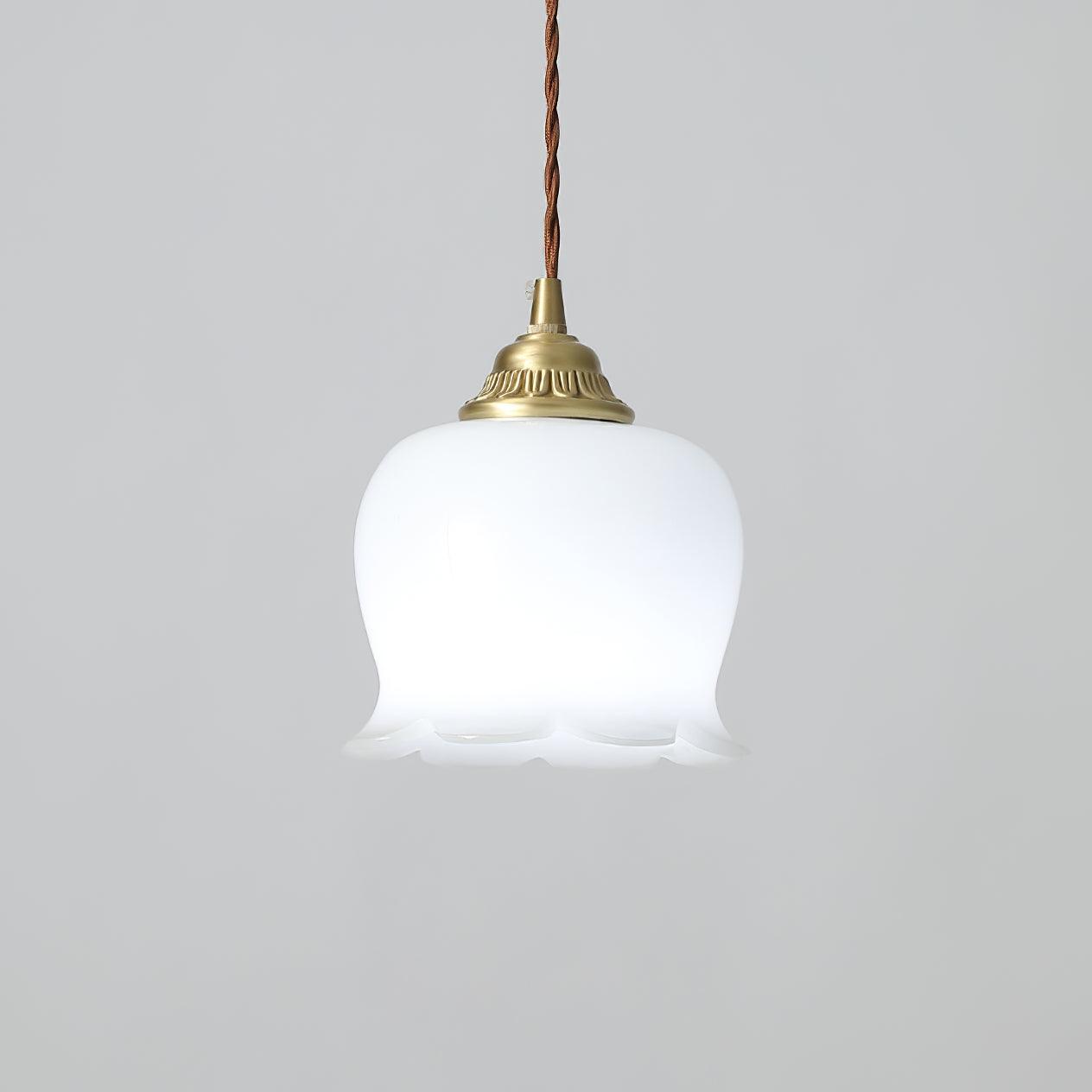 Blüten-Pendelleuchte - 14cm Durchmesser