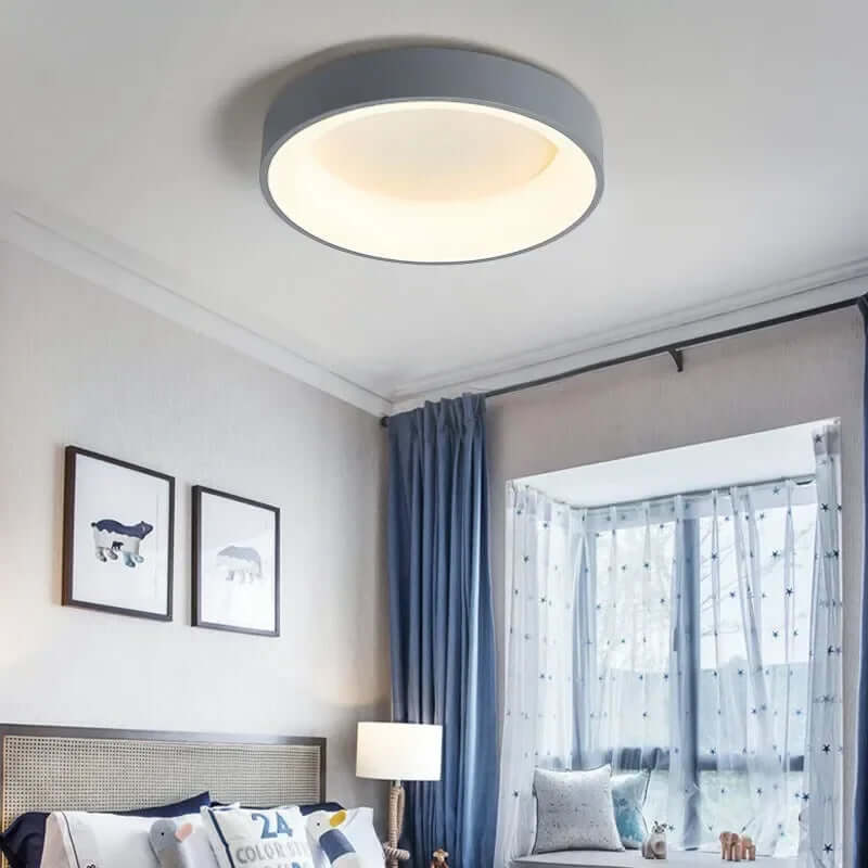 Plafonnier LED rond de style nordique