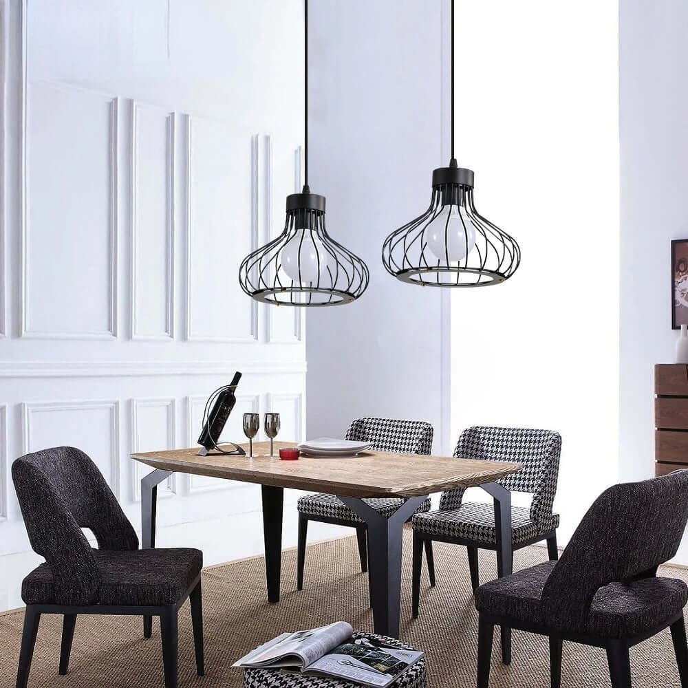 Moderne Metall-Pendelleuchte