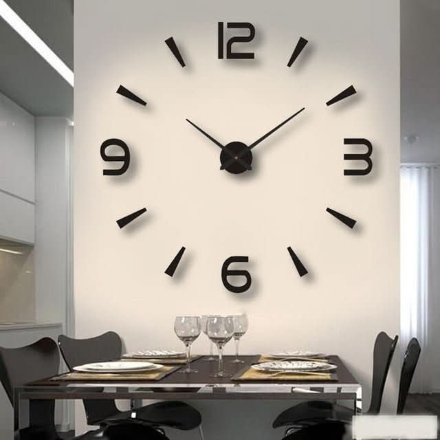 3D Wanduhr DIY - Modernes Design