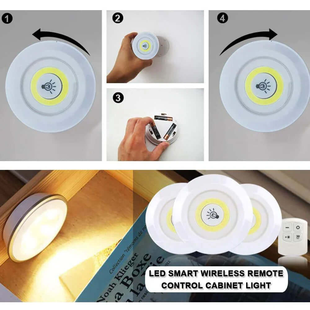 Éclairage LED intelligent avec minuterie et télécommande