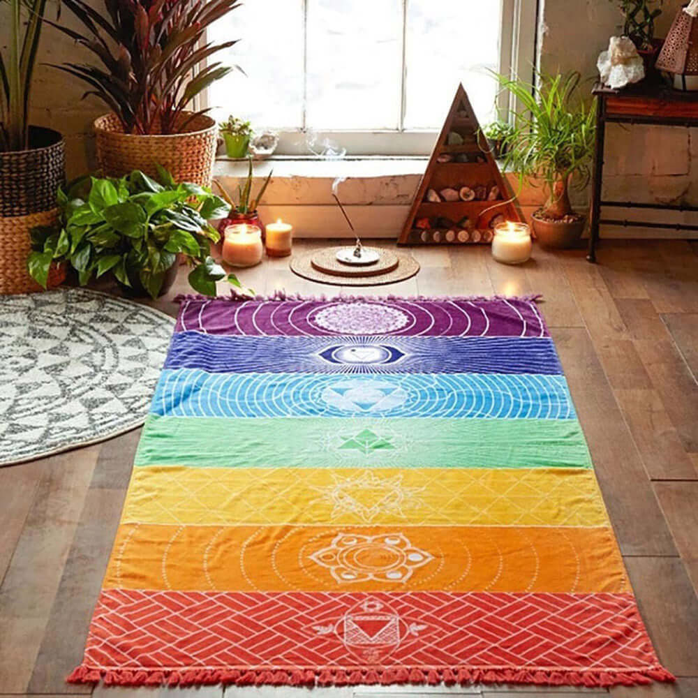 Tapis de yoga Chakra Harmony - Méditation et pleine conscience