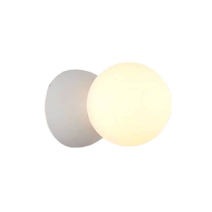 Lampe suspendue design en ciment et verre