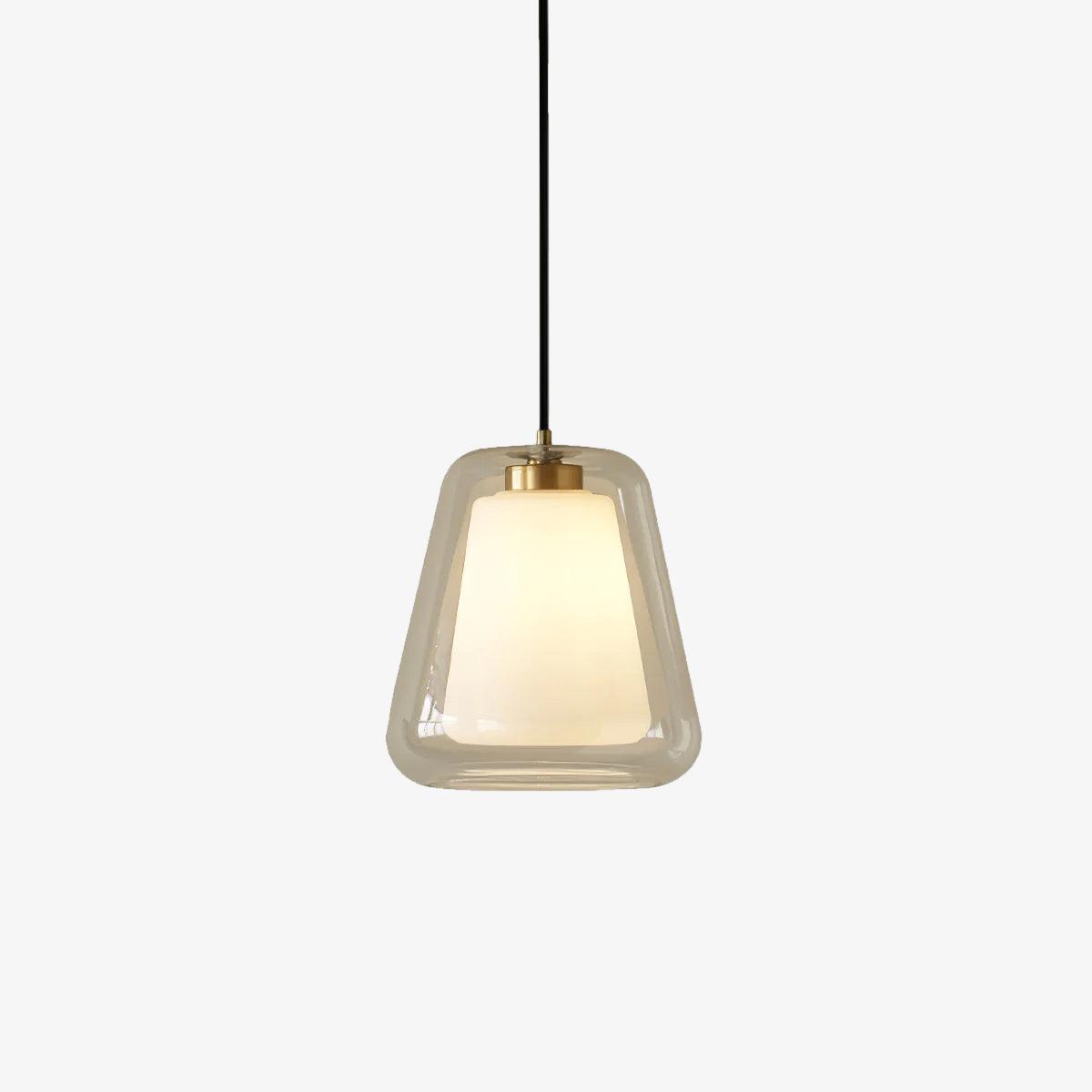 Moderne Glas-Pendelleuchte