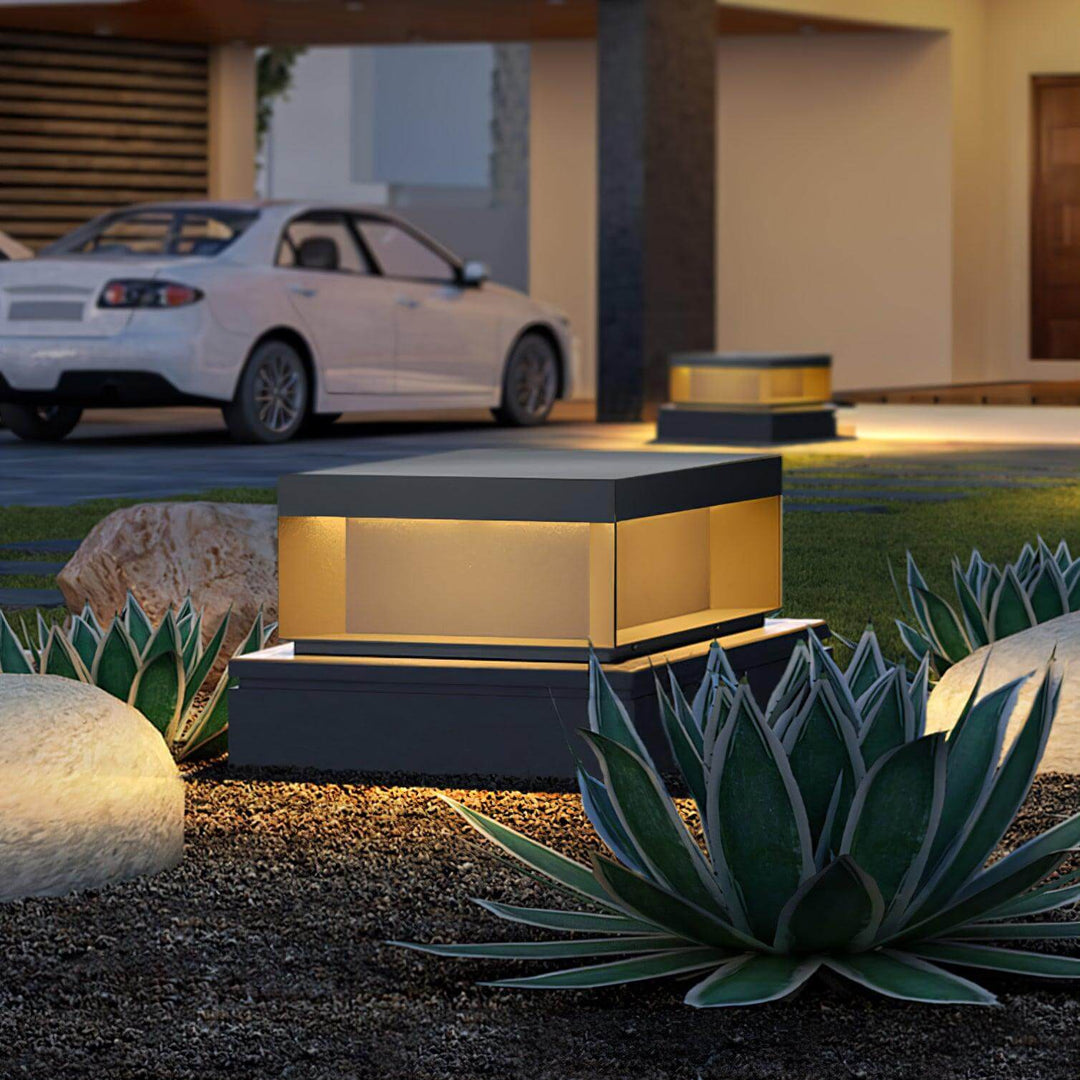 Solar-Außenpfostenleuchte - wetterfest