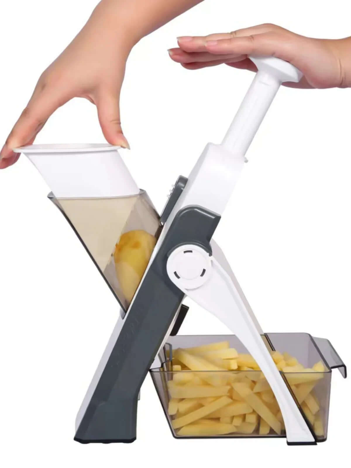 5-in-1 Gemüseschneider mit Sicherheitshalter