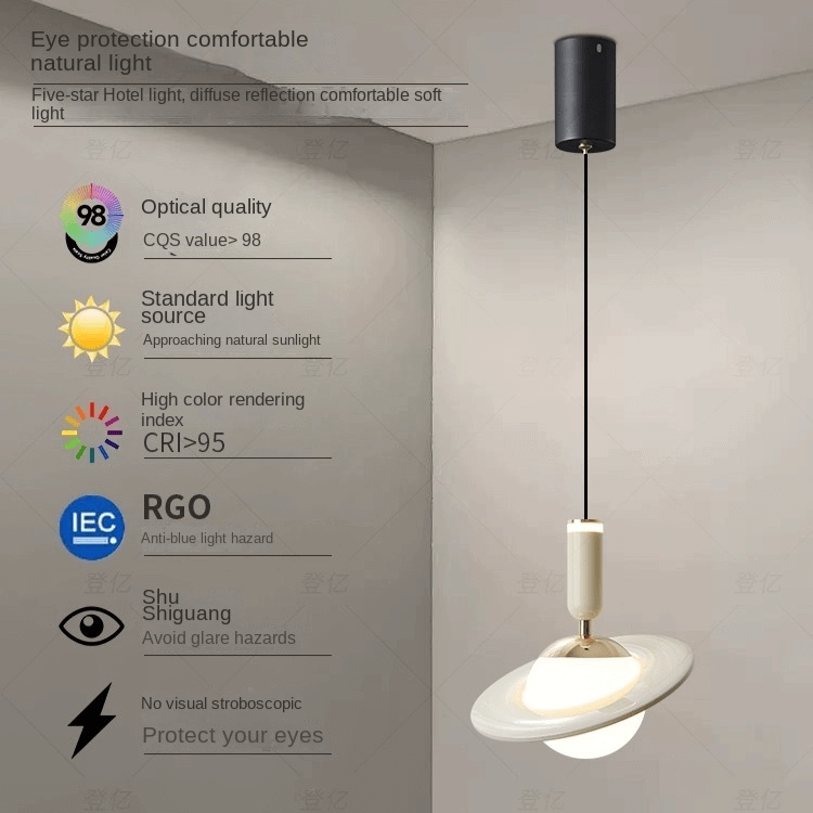 Suspension LED moderne, réglable en hauteur