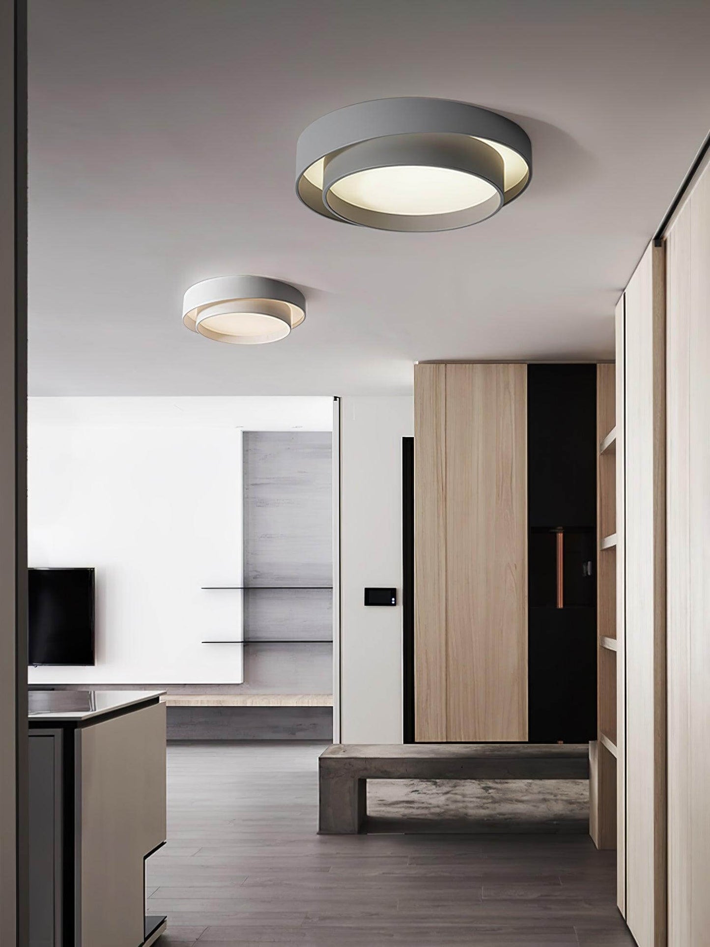 Moderne LED Deckenleuchte - rund